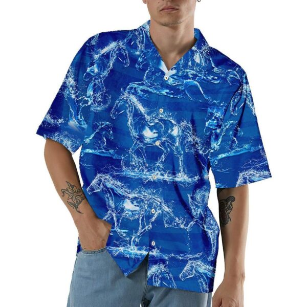 Gearhuman 3D Water Horse Hawaii Shirt ZZ2605216 Hawai Shirt 