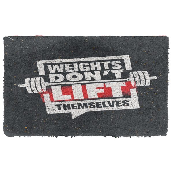 Gearhuman 3D Weight Do not Lift Themselves Gym Doormat ZK1006215 Doormat Doormat S(15,8inchx23,6inch)