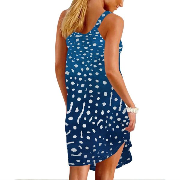 Gearhuman 3D Whale Shark Sleeveless Beach Dress ZK2206211 Beach Dress 