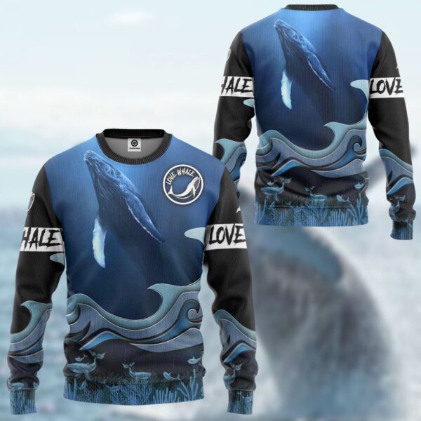 Gearhuman 3D Whale Watching Custom Tshirt Hoodie Apparel GV12112 3D Apparel 