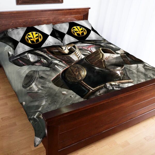 Gearhuman 3D White Power Ranger Custom Quilt Set GW12016 Quilt Set 