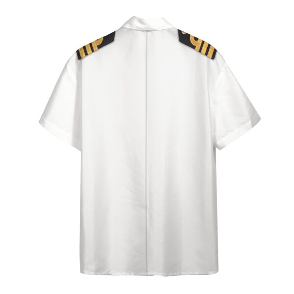 Gearhuman 3D White Uniforms Of The Royal Navy Custom Short Sleeve Shirt GV171115 Short Sleeve Shirt