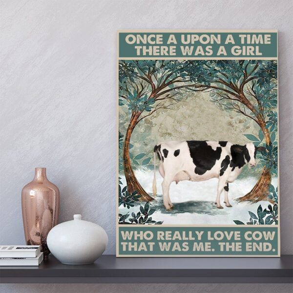 Gearhuman 3D Who Really Loved Cow Canvas GB220221 Canvas