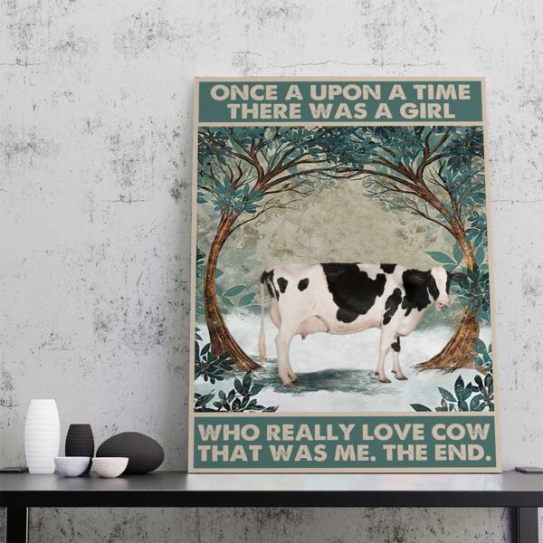Gearhuman 3D Who Really Loved Cow Canvas GB220221 Canvas