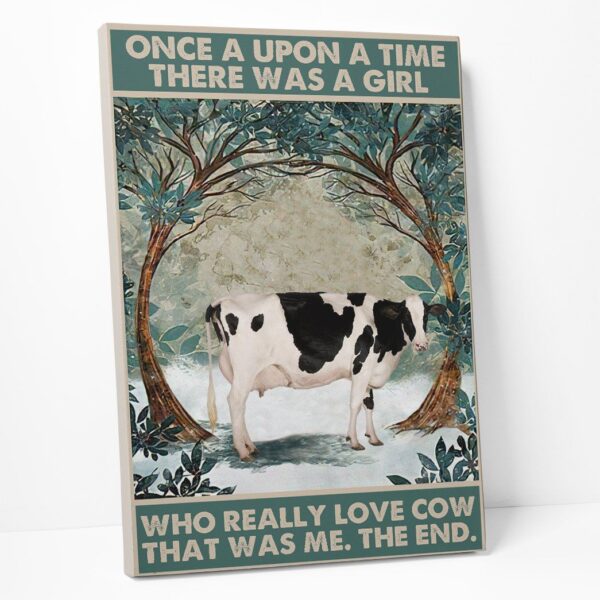 Gearhuman 3D Who Really Loved Cow Canvas GB220221 Canvas