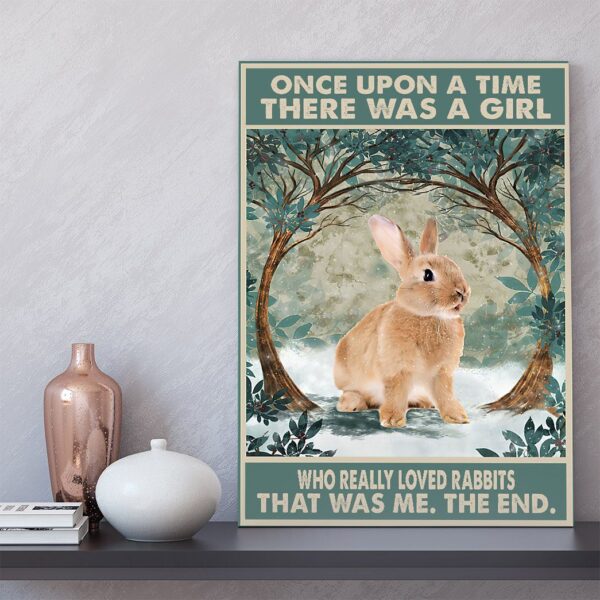 Gearhuman 3D Who Really Loved Rabbit Canvas GB222229 Canvas