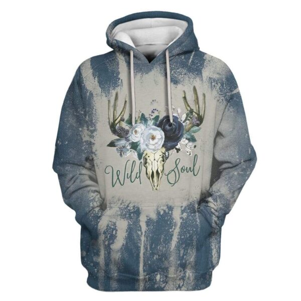 Gearhuman 3D Wild Soul Custom Fleece Hoodie Apparel GH27022 3D Custom Fleece Hoodies Hoodie S 