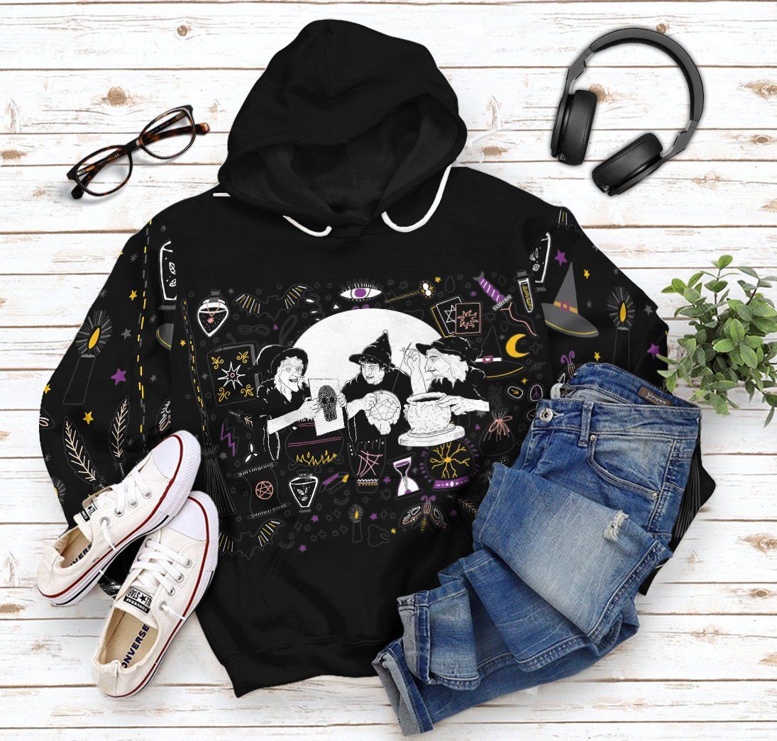 Gearhuman 3D Witch Crafts Custom Hoodie Apparel GV090913 3D Custom Fleece Hoodies