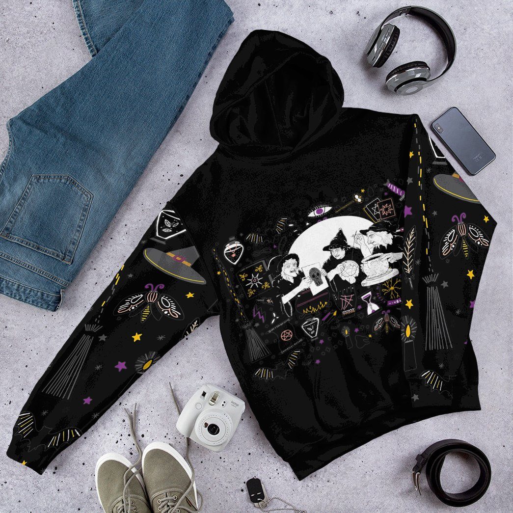 Gearhuman 3D Witch Crafts Custom Hoodie Apparel GV090913 3D Custom Fleece Hoodies