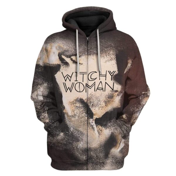 Gearhuman 3D Witchy Woman Custom Fleece Hoodie Apparel GH27023 3D Custom Fleece Hoodies Zip Hoodie S