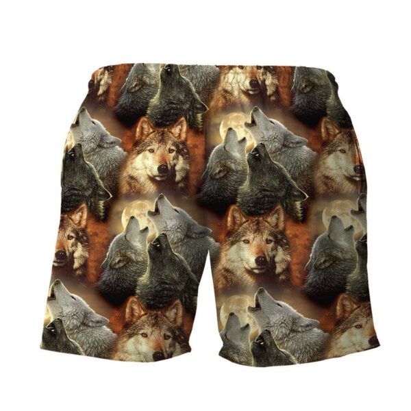 Gearhuman 3D Wolf Beach Short ZZ3105215 Men Shorts