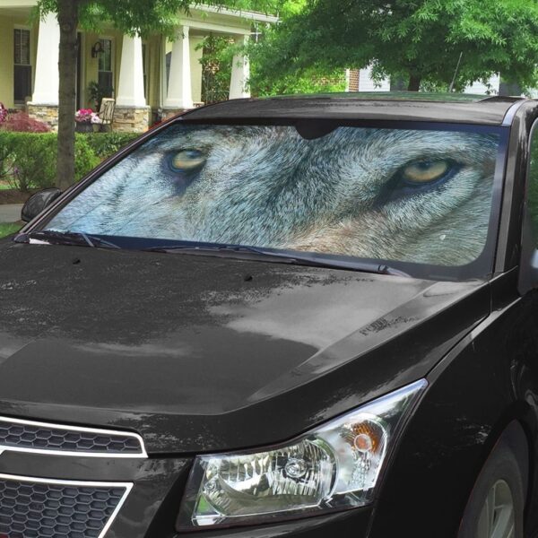 Gearhuman 3D Wolf Eyes Car Sunshade ZK3006214 Auto Sunshade 