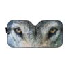 Gearhuman 3D Wolf Eyes Car Sunshade ZK3006214 Auto Sunshade 57''x27.5''