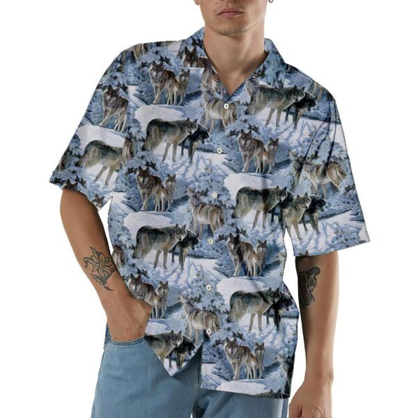 Gearhuman 3D Wolf Hawaii Shirt ZZ2705215 Hawai Shirt 