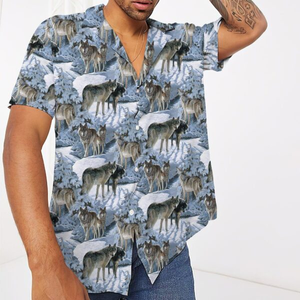 Gearhuman 3D Wolf Hawaii Shirt ZZ2705215 Hawai Shirt 