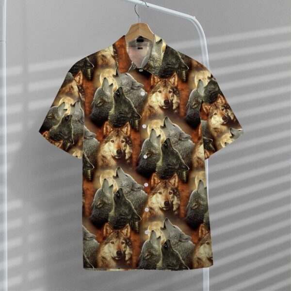 Gearhuman 3D Wolf Hawaii Shirt ZZ3105214 Hawai Shirt 