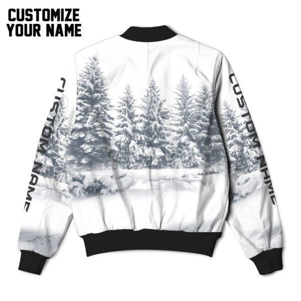 Gearhuman 3D Wolf Snow Custom Name Bomber GB03035 Bomber