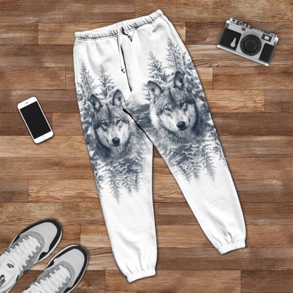Gearhuman 3D Wolf Snow Custom Sweatpants GB180215 Sweatpants