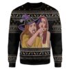 Gearhuman 3D Woman Yelling At A Cat Ugly Sweater Halloween Custom Sweatshirt Apparel GC14091 Sweatshirt Sweatshirt S