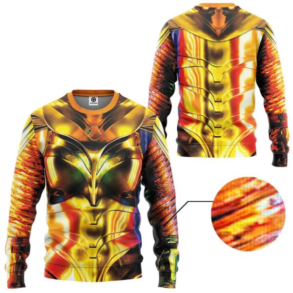 Gearhuman 3D Wonder Woman 1984 Colourful Custom Tshirt Hoodie Appreal CU03121 3D Apparel