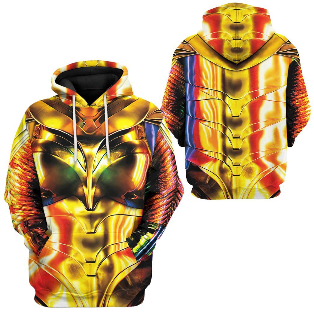 Gearhuman 3D Wonder Woman 1984 Colourful Custom Tshirt Hoodie Appreal CU03121 3D Apparel