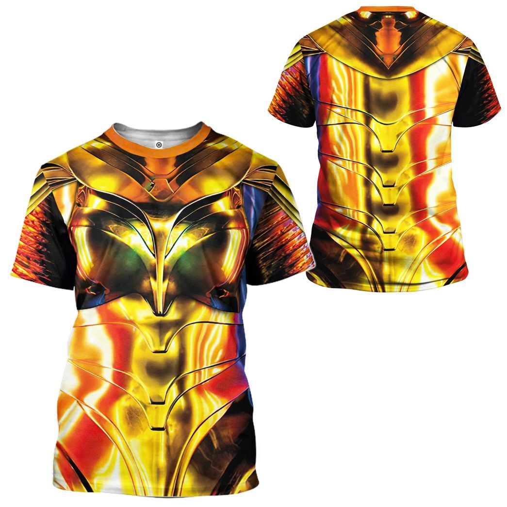 Gearhuman 3D Wonder Woman 1984 Colourful Custom Tshirt Hoodie Appreal CU03121 3D Apparel