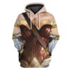 Gearhuman 3D Wonder Woman Costume Custom Hoodie Apparel GW13089 3D Custom Fleece Hoodies Hoodie S