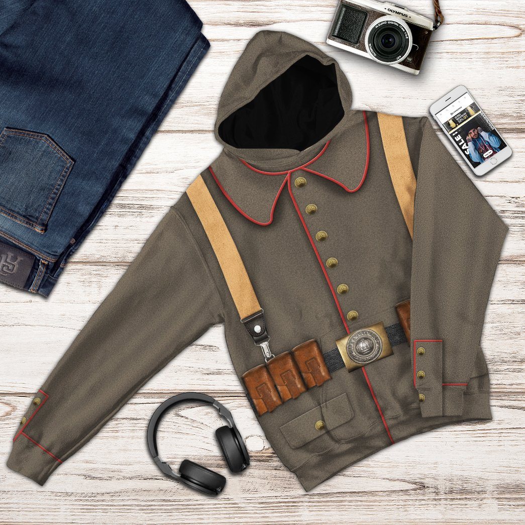 Gearhuman 3D WW1 German Soldier Tshirt Hoodie Apparel GK081215 3D Apparel