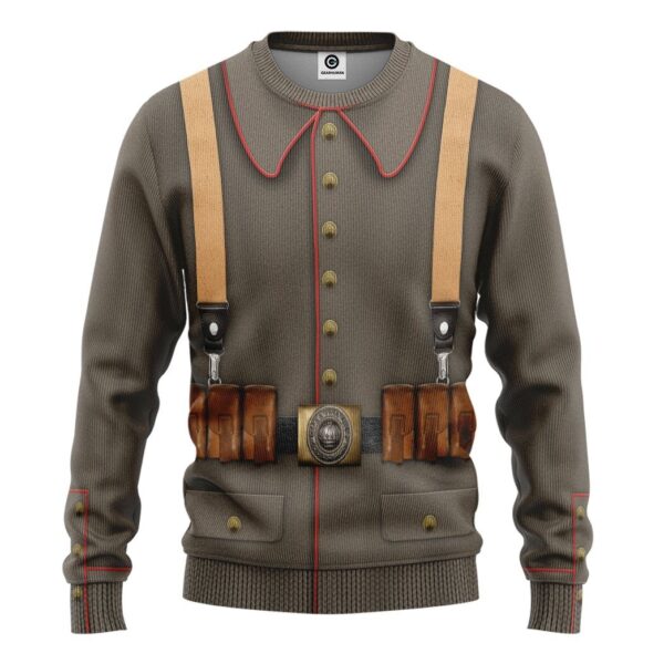 Gearhuman 3D WW1 German Soldier Tshirt Hoodie Apparel GK081215 3D Apparel Long Sleeve S