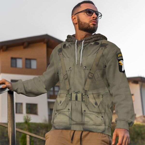 Gearhuman 3D WW2 Paratroopers Custom Tshirt Hoodie Appreal CK19115 3D Apparel