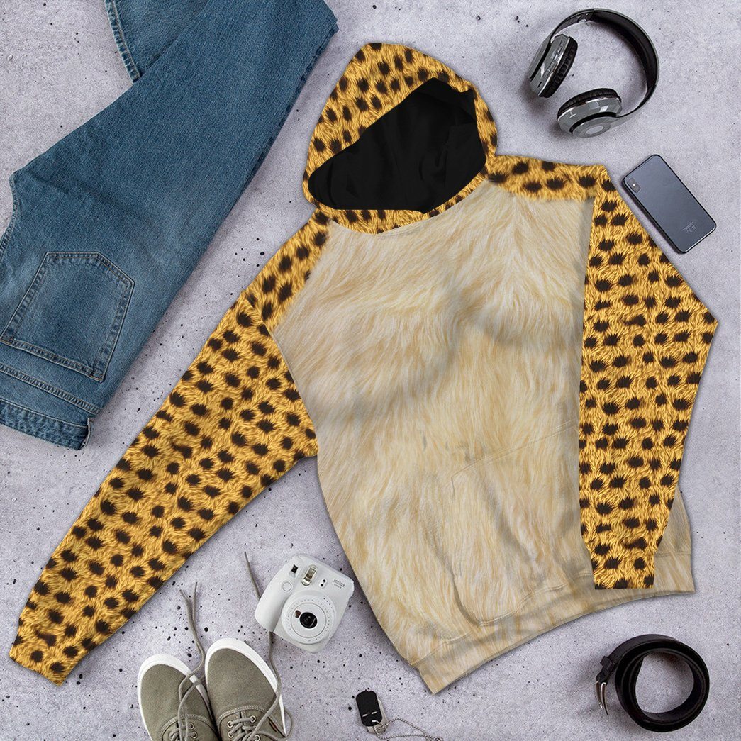 Gearhuman 3D WW84 Cheetah Cosplay Custom Hoodie Apparel GV250810 3D Custom Fleece Hoodies