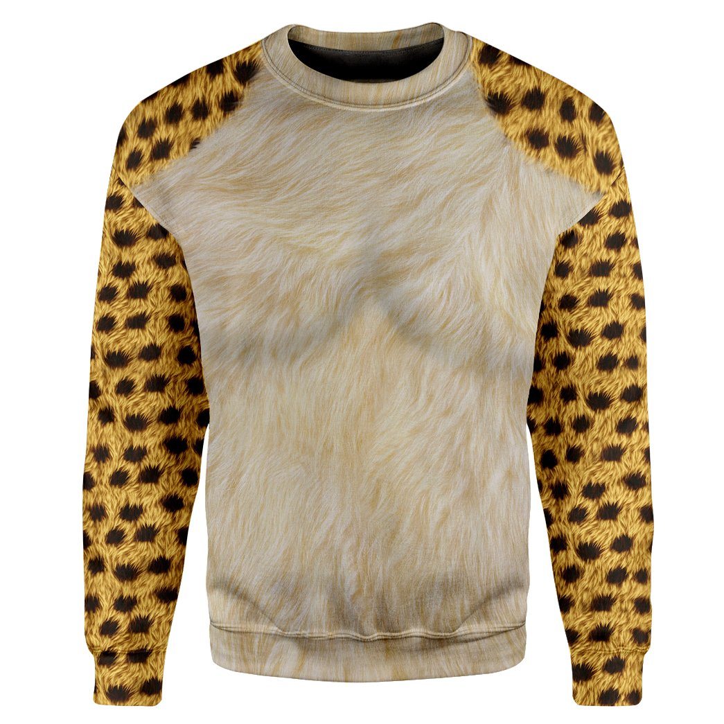 Gearhuman 3D WW84 Cheetah Cosplay Custom Sweatshirt Apparel GV250810 Sweatshirt Sweatshirt S