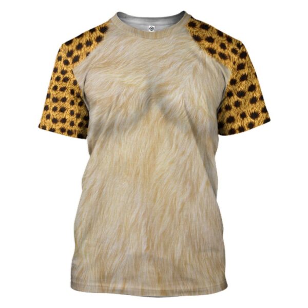 Gearhuman 3D WW84 Cheetah Cosplay Custom Tshirt Apparel GV250810 3D T-shirt T-Shirt S 