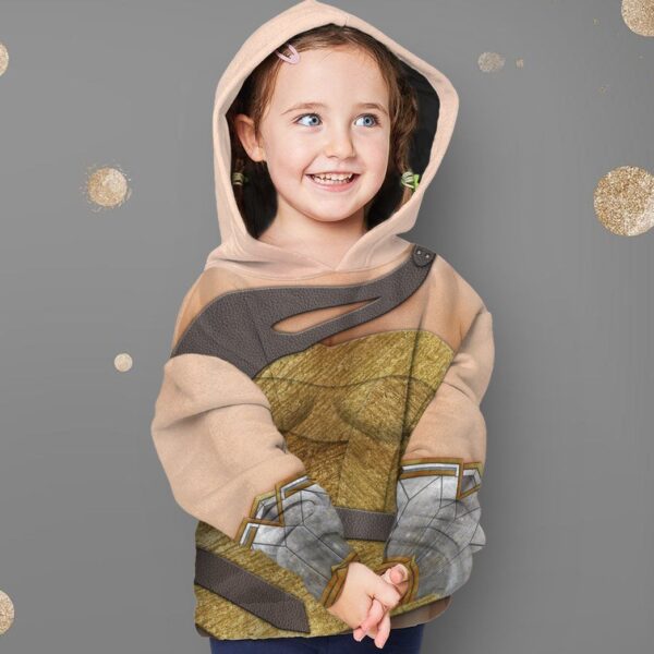 Gearhuman 3D WW84 Wonder Woman Custom Tshirt Hoodie Apparel Kids GV17122 Kid 3D Apparel 