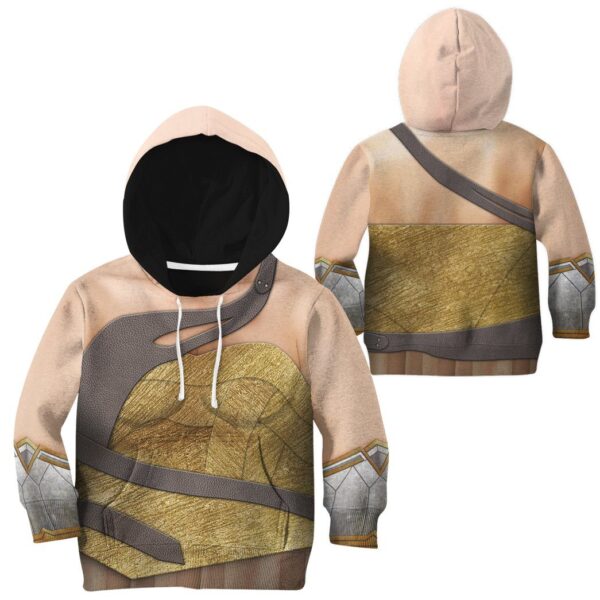 Gearhuman 3D WW84 Wonder Woman Custom Tshirt Hoodie Apparel Kids GV17122 Kid 3D Apparel 