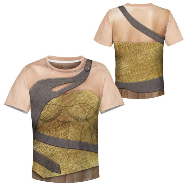 Gearhuman 3D WW84 Wonder Woman Custom Tshirt Hoodie Apparel Kids GV17122 Kid 3D Apparel 