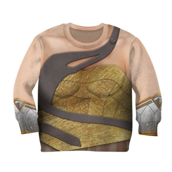 Gearhuman 3D WW84 Wonder Woman Custom Tshirt Hoodie Apparel Kids GV17122 Kid 3D Apparel Kid Sweatshirt 2XL