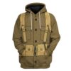 Gearhuman 3D WWI Soldier Custom Tshirt Hoodie Appreal CK19112 3D Apparel Hoodie S