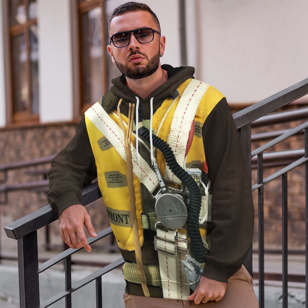 Gearhuman 3D WWII Pilot Soldier Tshirt Hoodie Apparel CK071211 3D Apparel