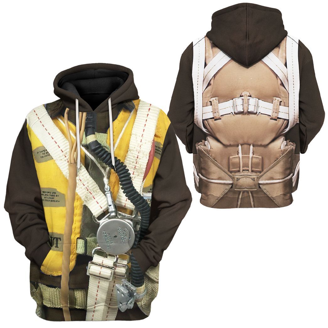 Gearhuman 3D WWII Pilot Soldier Tshirt Hoodie Apparel CK071211 3D Apparel