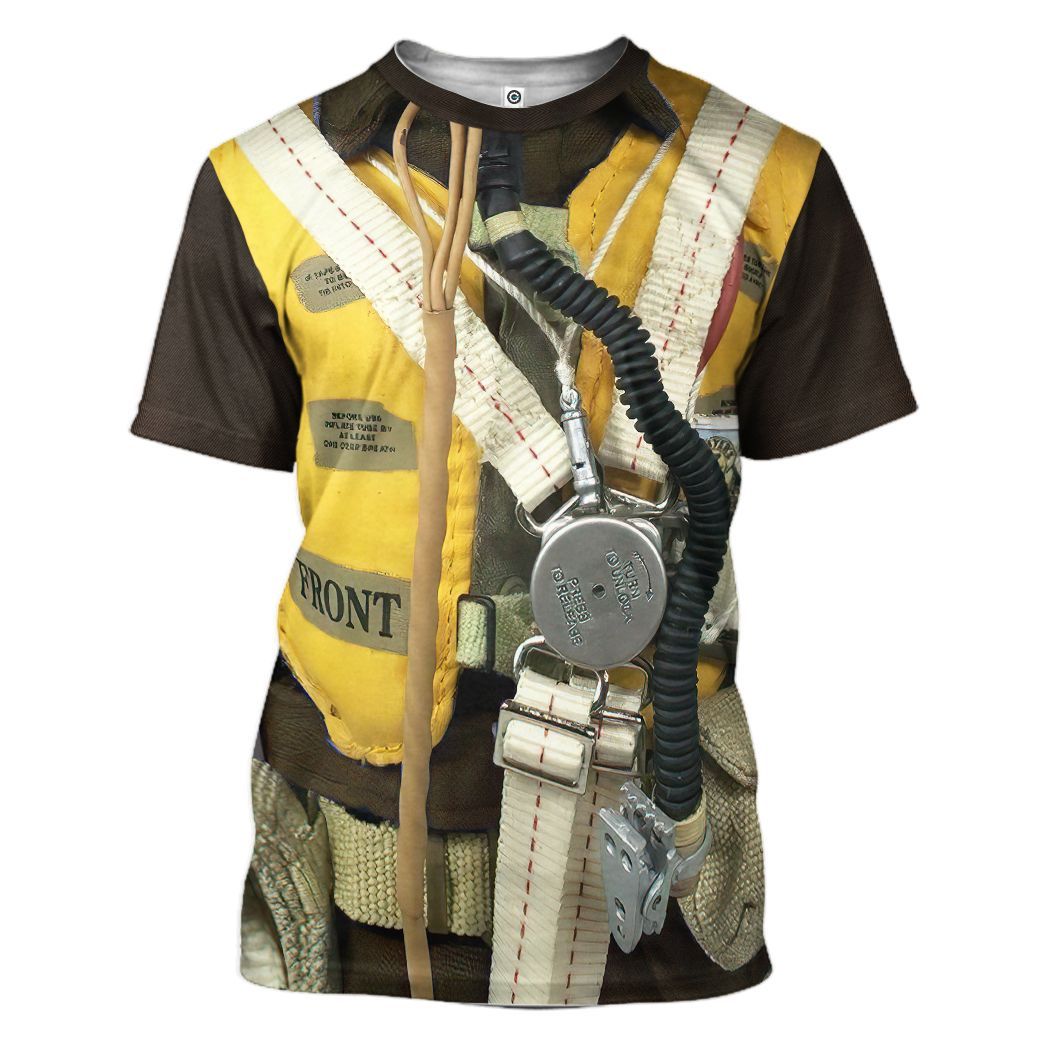 Gearhuman 3D WWII Pilot Soldier Tshirt Hoodie Apparel CK071211 3D Apparel T-Shirt S