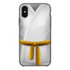 Gearhuman 3D Yellow Karate Belt Phone Case ZK1706218 Glass Phone Case Iphone X