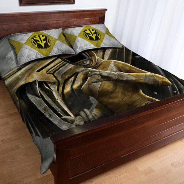 Gearhuman 3D Yellow Power Ranger Custom Quilt Set GW13013 Quilt Set 
