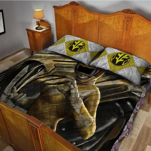 Gearhuman 3D Yellow Power Ranger Custom Quilt Set GW13013 Quilt Set 