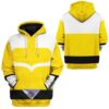 Gearhuman 3D Yellow Power Rangers Time Force Tshirt Hoodie Apparel GB15013 3D Apparel