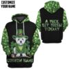 Gearhuman 3D Yorkshire Terrier St Patrick's Day Custom Name Tshirt Hoodie Apparel GB010211 3D Apparel