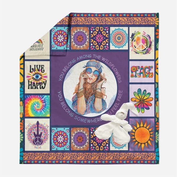 Gearhuman 3D You Belong Somewhere You Feel Free Custom Quilt GV27088 Quilt 