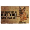 Gearhuman 3D You Might Get In German Shepherd Custom Name Doormat GV22014 Doormat Doormat S(15,8''x23,6'')