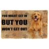 Gearhuman 3D You Might Get In Golden Retriever Custom Doormat GB20014 Doormat Doormat S(15,8&#039;&#039;x23,6&#039;&#039;) 