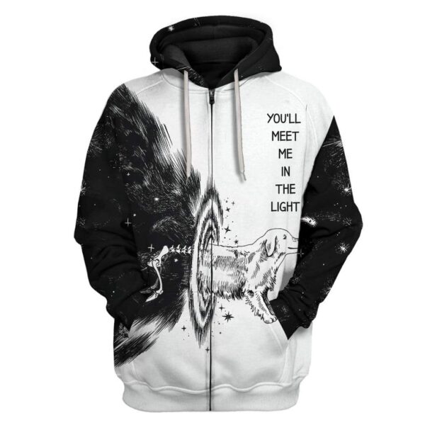 Gearhuman 3D You'll Meet Me In The Light Camping Custom Hoodies Apparel GA26024 3D Custom Fleece Hoodies Zip Hoodie S